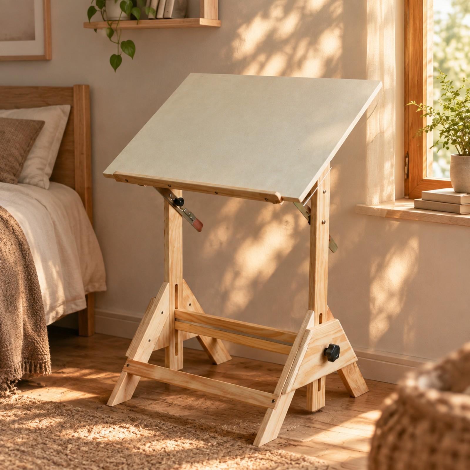 Tops - Scrivania da disegno regolabile in altezza,
