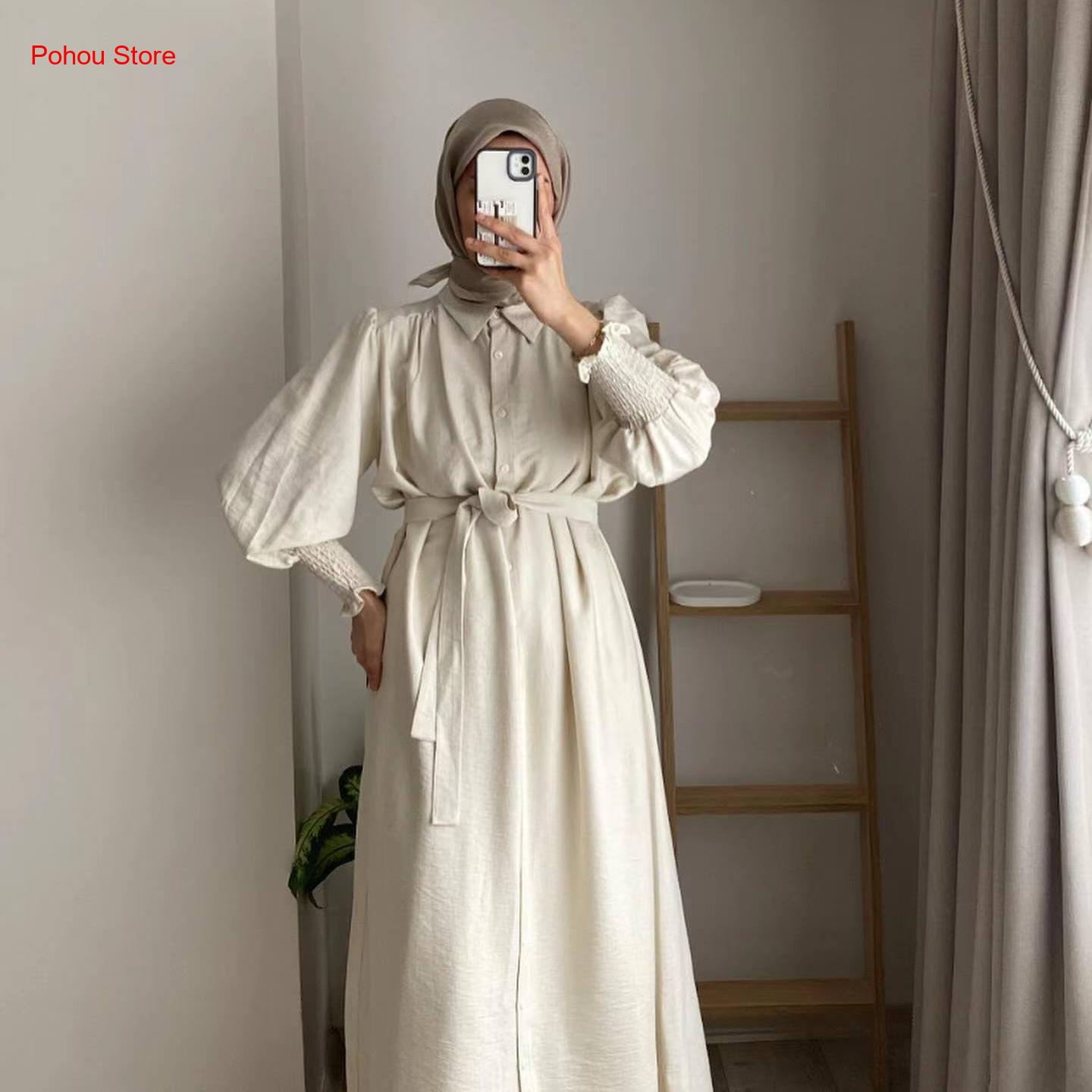 Abito chemisier stile coreano  - Korean Style A Line Shirt Dress recensione e prezzo