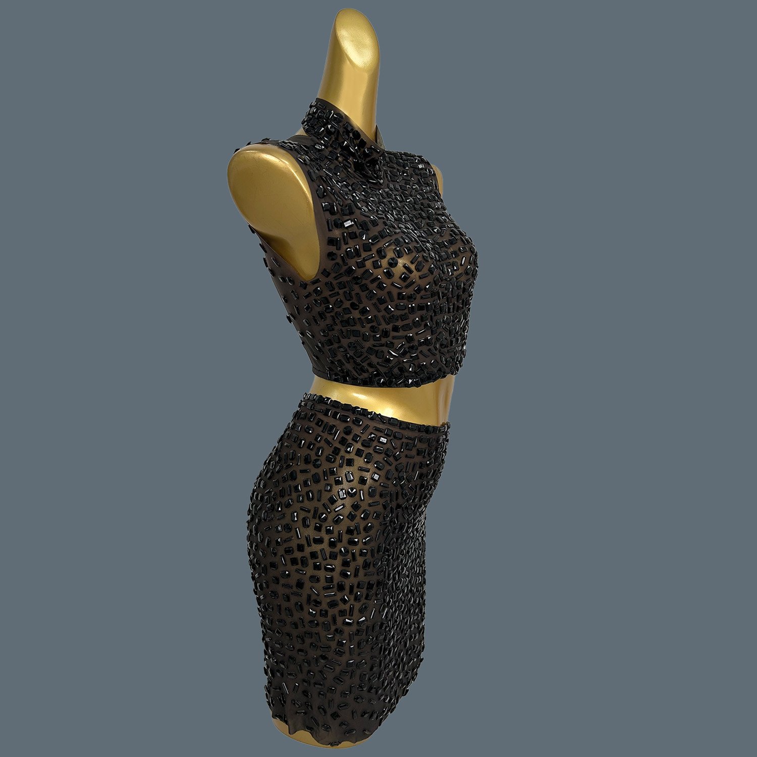 Abito estivo scintillante con  - Sparkly Rhinestone Club Party Dress recensione e prezzo